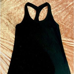 Black LuluLemon Racerback Tank Top